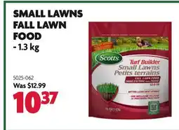 Home Hardware SMALL LAWNS FALL LAWN FOOD offer
