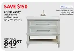 Home Hardware Bristol Vanity offer