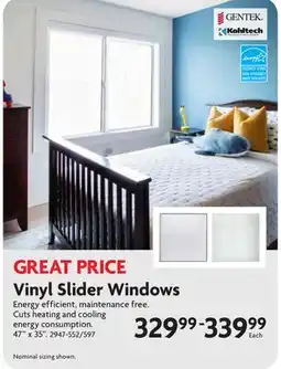 Home Hardware Vinyl Slider Windows offer