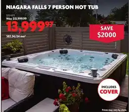 Home Hardware NIAGARA FALLS 7 PERSON HOT TUB offer