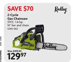 Home Hardware 2-Cycle Gas Chainsaw offer