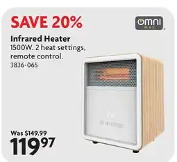 Home Hardware Infrared Heater offer