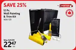 Home Hardware 12 pc. Wall Painting & trim kit offer