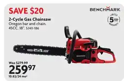 Home Hardware 2-Cycle Gas Chainsaw offer
