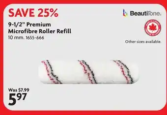 Home Hardware 9-1/2 Premium Microfibre Roller Refill offer
