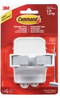 RONA 3M Broom gripper Command hooks offer