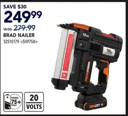 RONA WORX BRAD NAILER offer