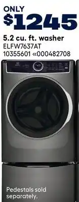 RONA ELECTROLUX 5.2 cu. ft. washer offer