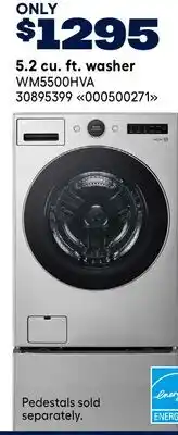 RONA LG 5.2 cu. ft. washer offer