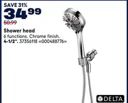 RONA DELTA Shower head 4-1/2 offer