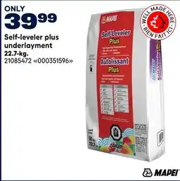 RONA MAPEI 22.7-kg. Self-leveler plus underlayment offer