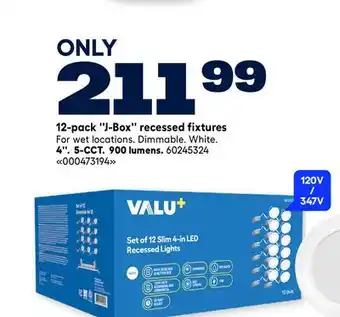 RONA 12-pack ''J-Box'' recessed fixtures offer
