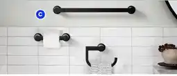 RONA MOEN Rinza 3-piece bathroom accessory set Matte black finish offer