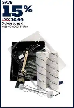 RONA 7-piece paint kit offer