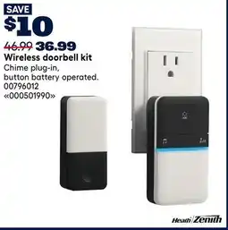 RONA Heath Zenith Wireless doorbell kit offer