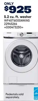 RONA 5.2 cu. ft. washer offer