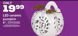 RONA 6 LED ceramic pumpkin offer