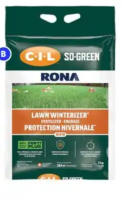 RONA 5-kg. Fall lawn fertilizer offer