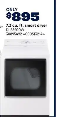 RONA LG 7.3 cu. ft. smart dryer offer