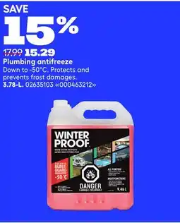 RONA Plumbing antifreeze offer