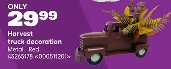 RONA Harvest truck decoration offer