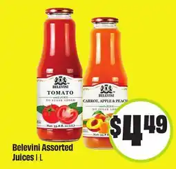 FreshCo Belevini Assorted Juices 1 L offer