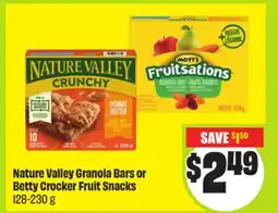 FreshCo Nature Valley Granola Bars or Betty Crocker Fruit Snacks 128-230g offer