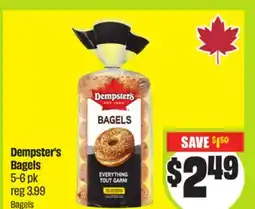 FreshCo Dempster's Bagels 5-6 pk offer
