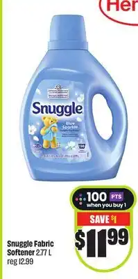 FreshCo Snuggle Fabric Softener 2.77 L offer