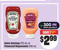 FreshCo Heinz Ketchup 375 mL or Flavoured Mayonnaise 340 mL offer