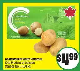 FreshCo Compliments White Potatoes 10 lb Product of Canada Canada No 1, 4.54 kg offer