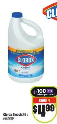 FreshCo Clorox Bleach 2.4 L offer