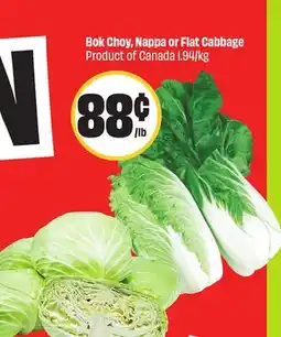FreshCo Bok Choy, Nappa or Flat Cabbage offer