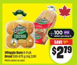 FreshCo Villaggio Buns 6-8 pk Bread 550-675 g offer