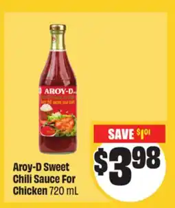 FreshCo Aroy-D Sweet Chili Sauce For Chicken 720 mL offer