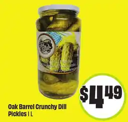 FreshCo Oak Barrel Crunchy Dill Pickles 1 L offer