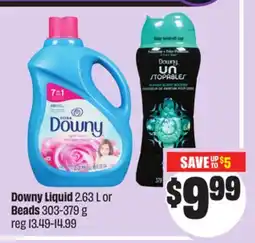 FreshCo Downy Liquid 2.63 L or Beads 303-379 g offer