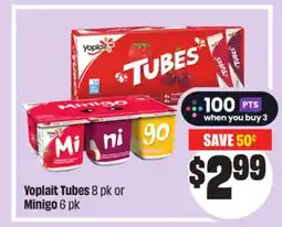 FreshCo Yoplait Tubes 8pk or Minigo offer