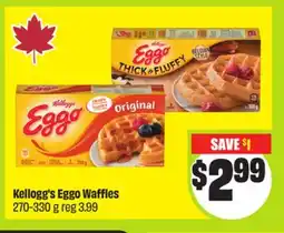 FreshCo Kellogg's Eggo Waffles 270-330 g offer