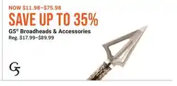 Cabela's G5 Broadheads & Accessories offer
