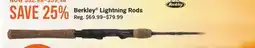 Cabela's Berkley Lightning Rods offer