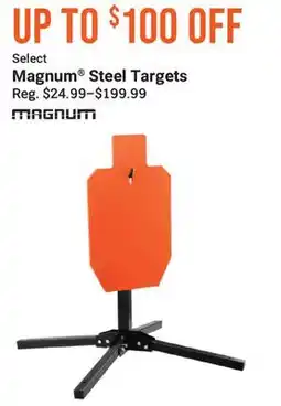 Cabela's Select Magnum Steel Targets offer