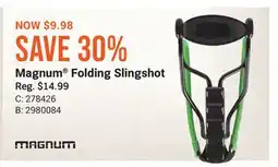 Cabela's Magnum Folding Slingshot offer