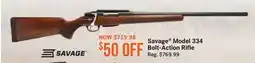Cabela's Savage Model 334 Bolt-Action Rifle offer