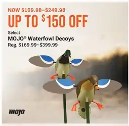 Cabela's Select MOJO Waterfowl Decoys offer