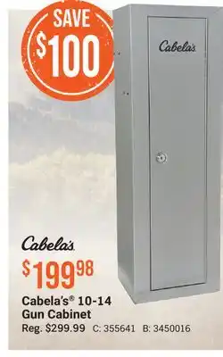 Cabela's Cabela's 10-14 Gun Cabinet offer