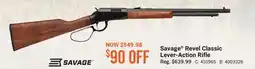 Cabela's Savage Revel Classic Lever-Action Rifle offer