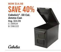 Cabela's Cabela's .50 Cal. Ammo Can offer