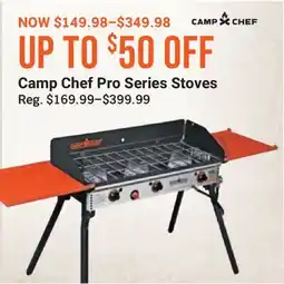 Cabela's Camp Chef Pro Series Stoves offer