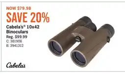 Cabela's Cabela's 10x42 Binoculars offer